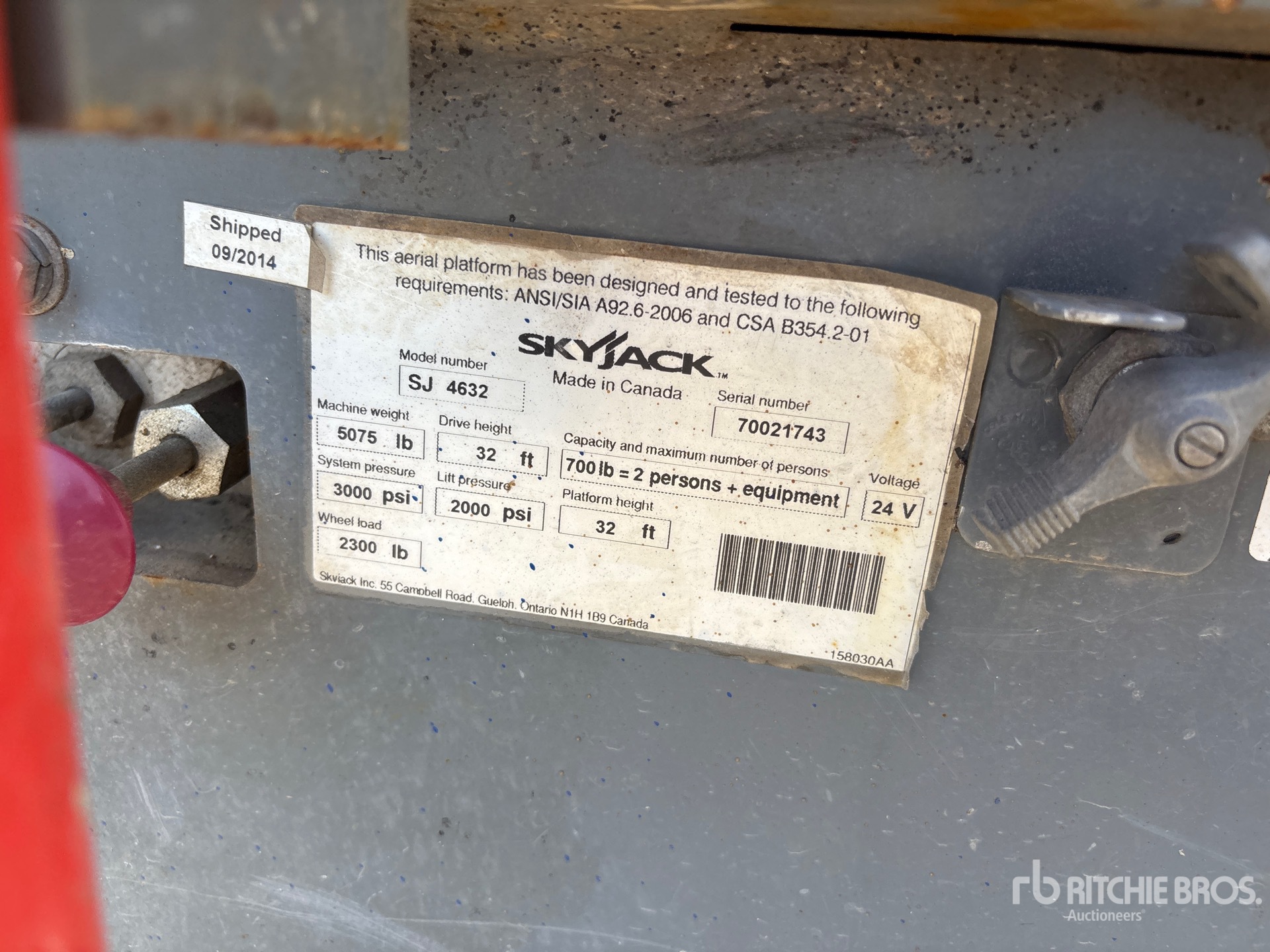 2015 Skyjack SJIII 4632