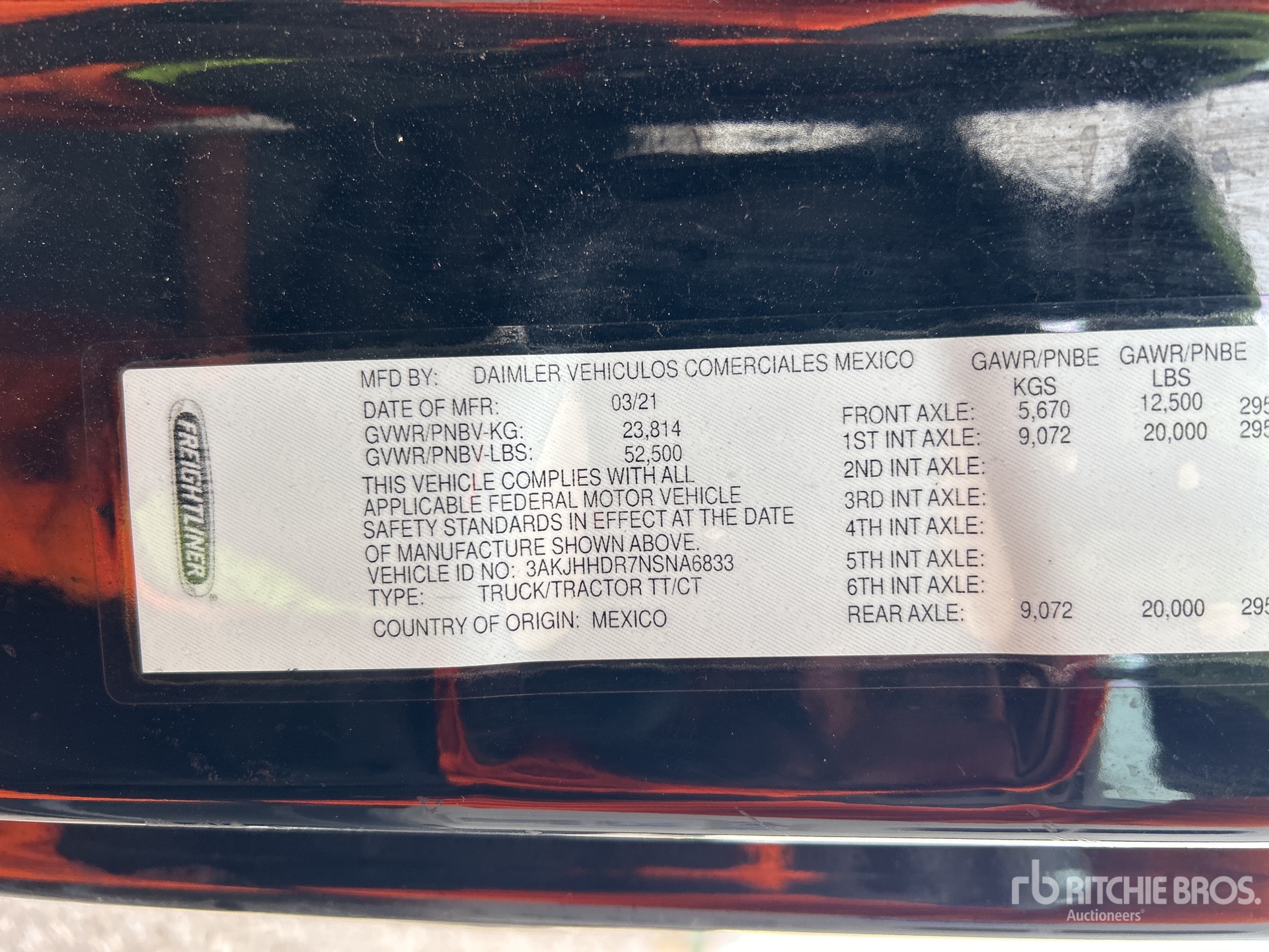 2022 Freightliner CASCADIA 126