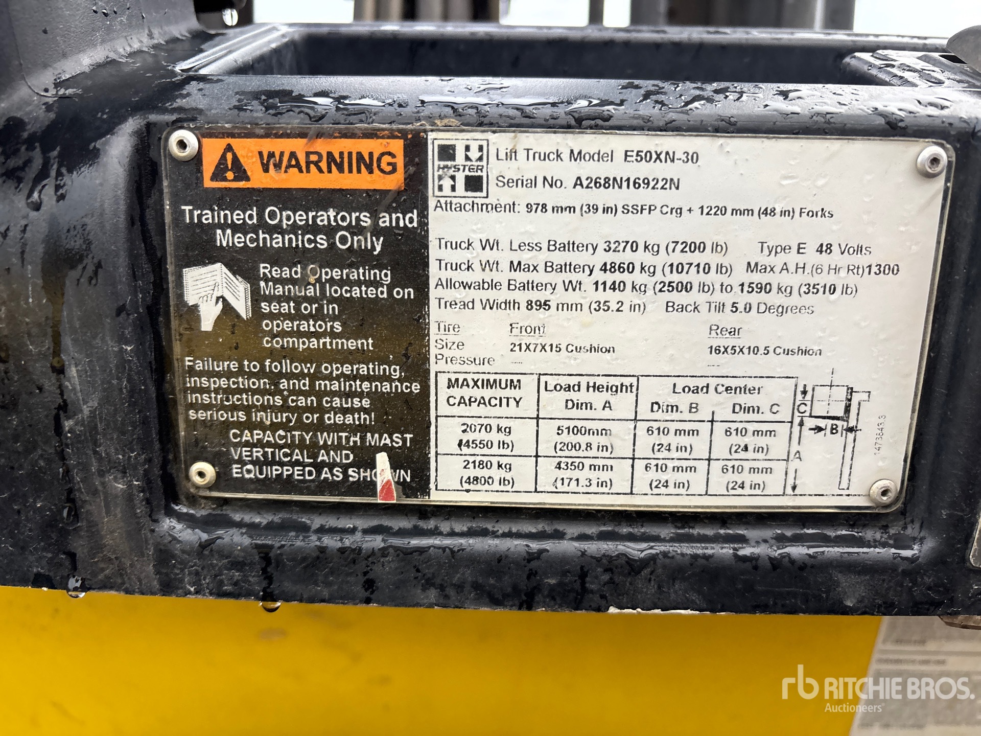 2015 Hyster E50XN-30