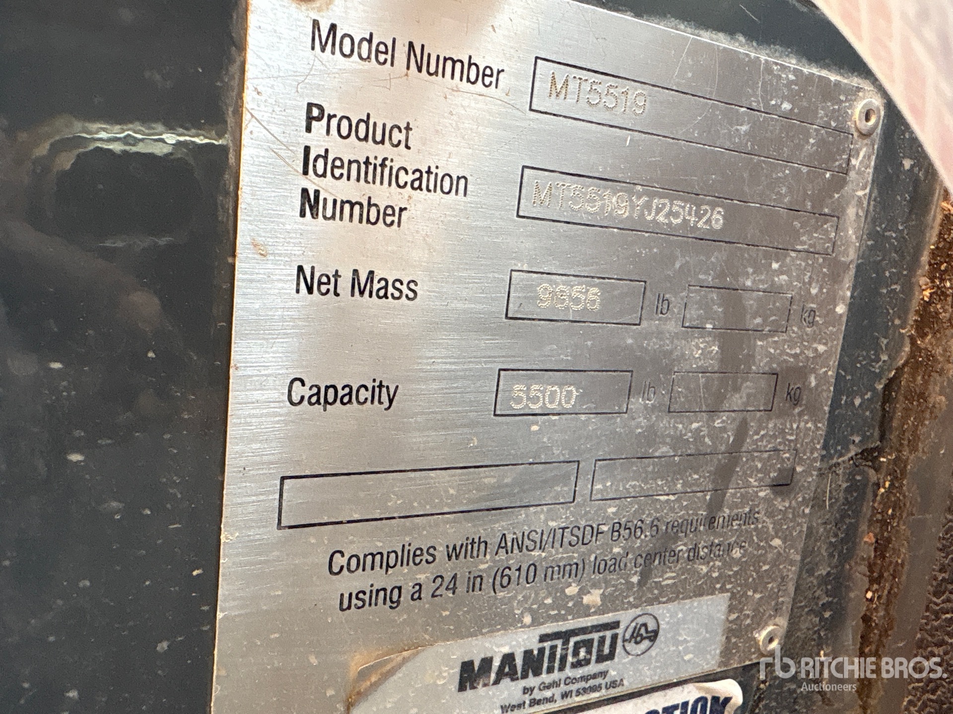 2015 Manitou MTA 5519