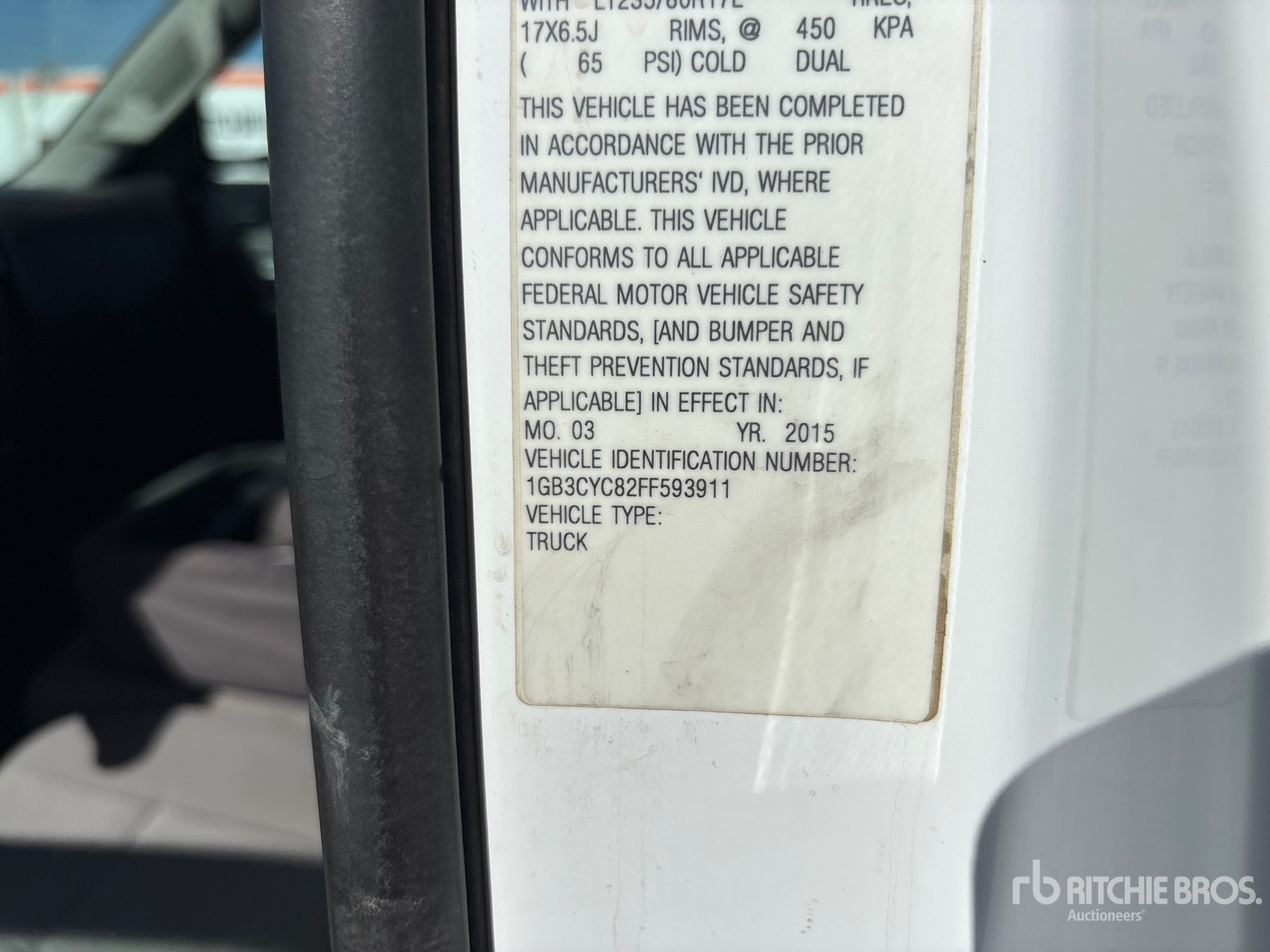 2015 Chevrolet 3500
