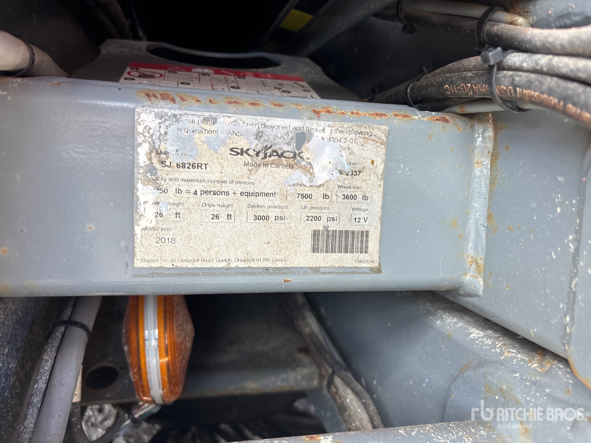 2018 Skyjack SJ6826 RT