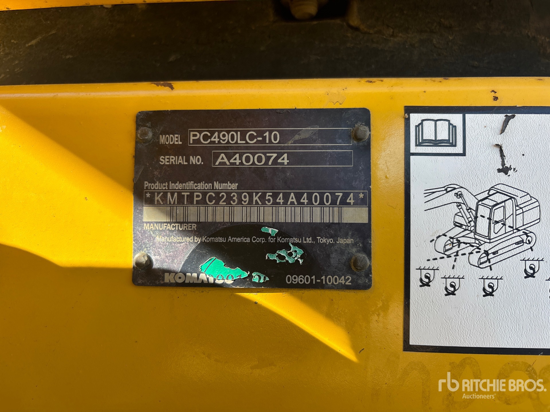 2012 Komatsu PC490LC-10