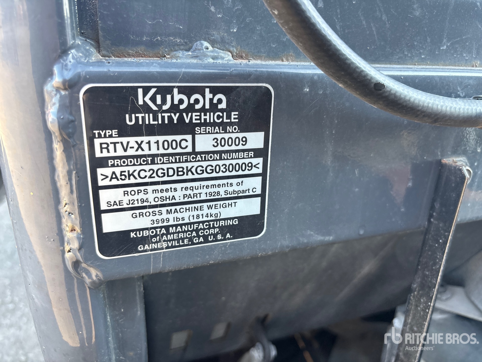 2016 Kubota RTV-X1100C