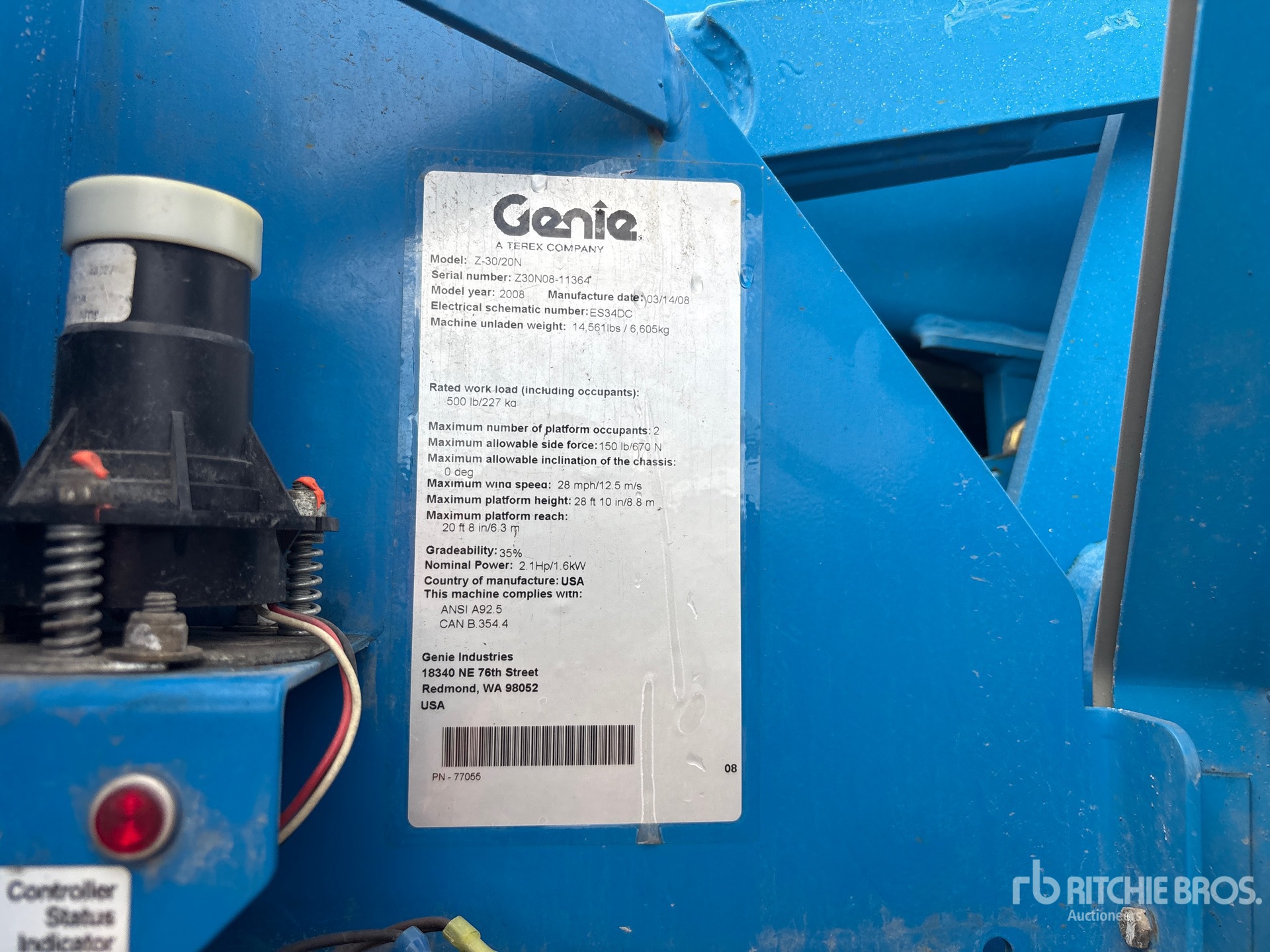 2008 Genie Z-30/20N RJ