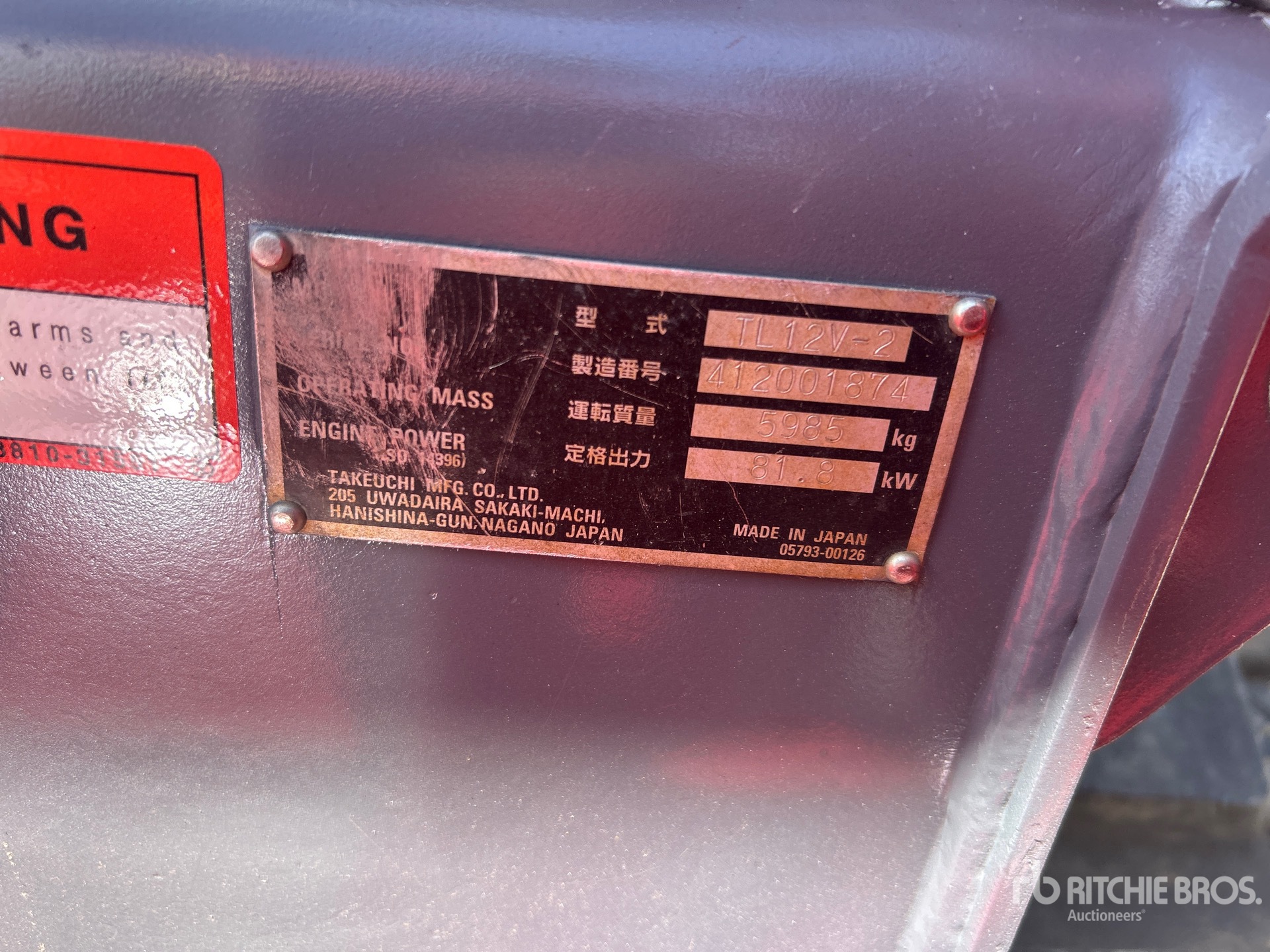 Photo of 2019 Takeuchi TL12V2
