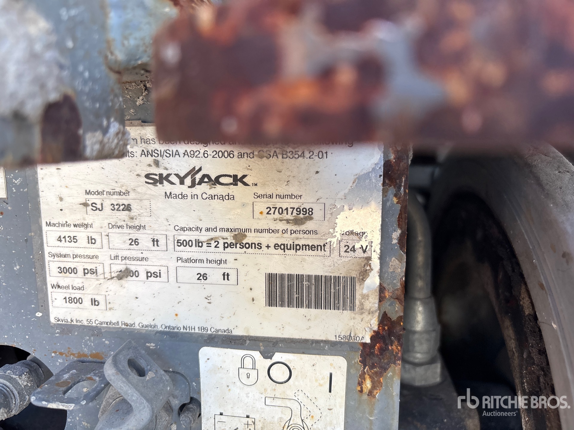 2014 Skyjack SJ III 3226