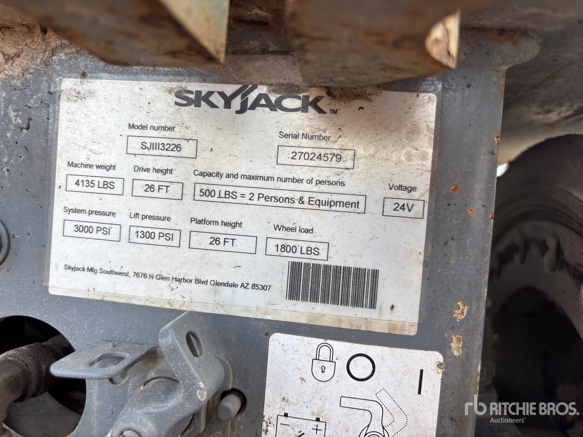 2015 Skyjack SJIII3226