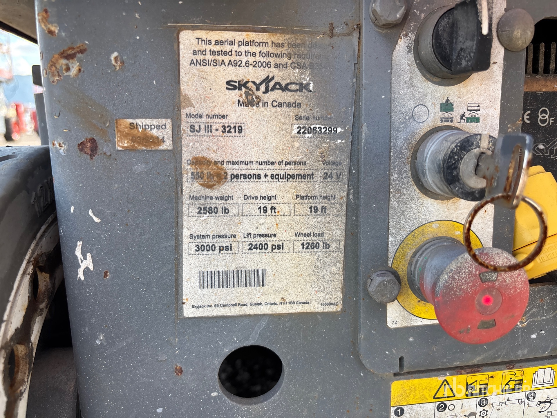 2014 Skyjack SJIII-3219
