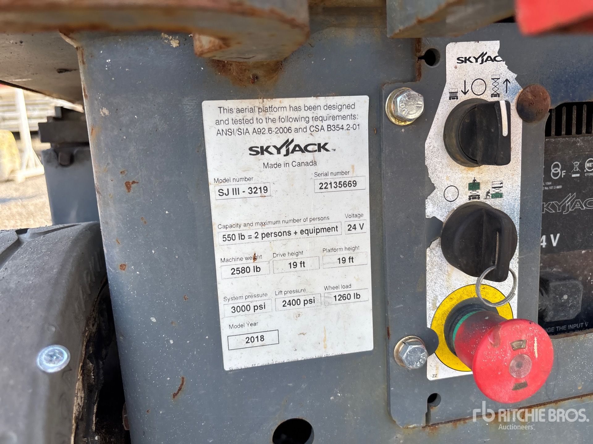 2018 Skyjack SJIII3219