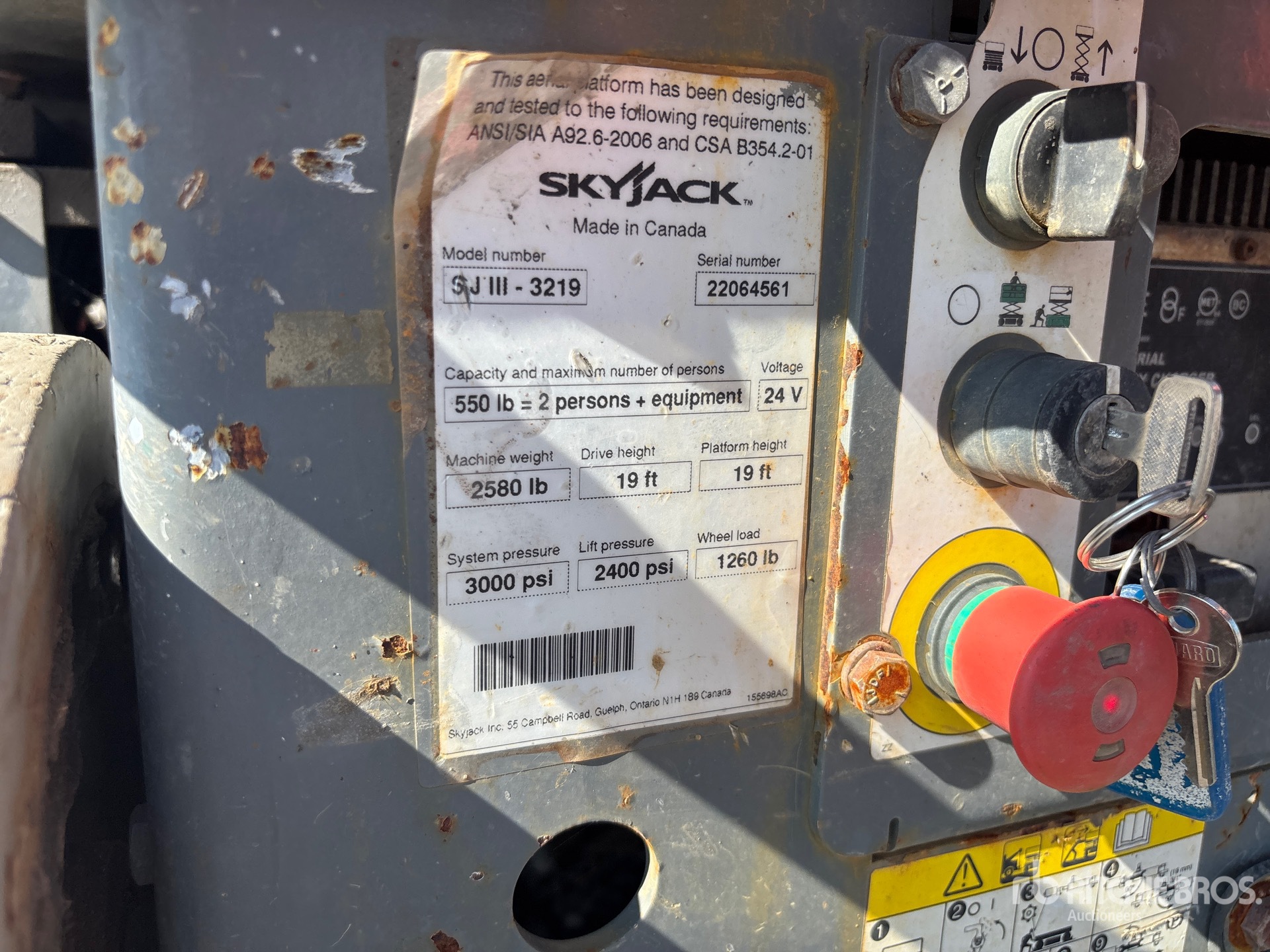 2014 Skyjack SJIII3219