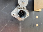 Trailer Chassis with Power Receptacle Functional