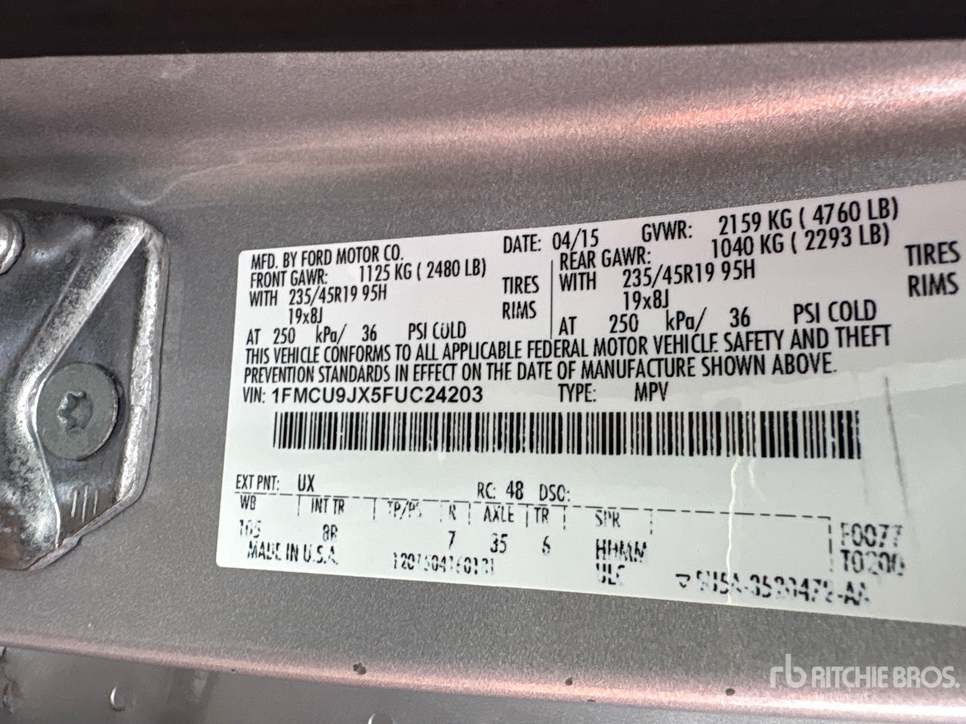 2015 Ford ESCAPE