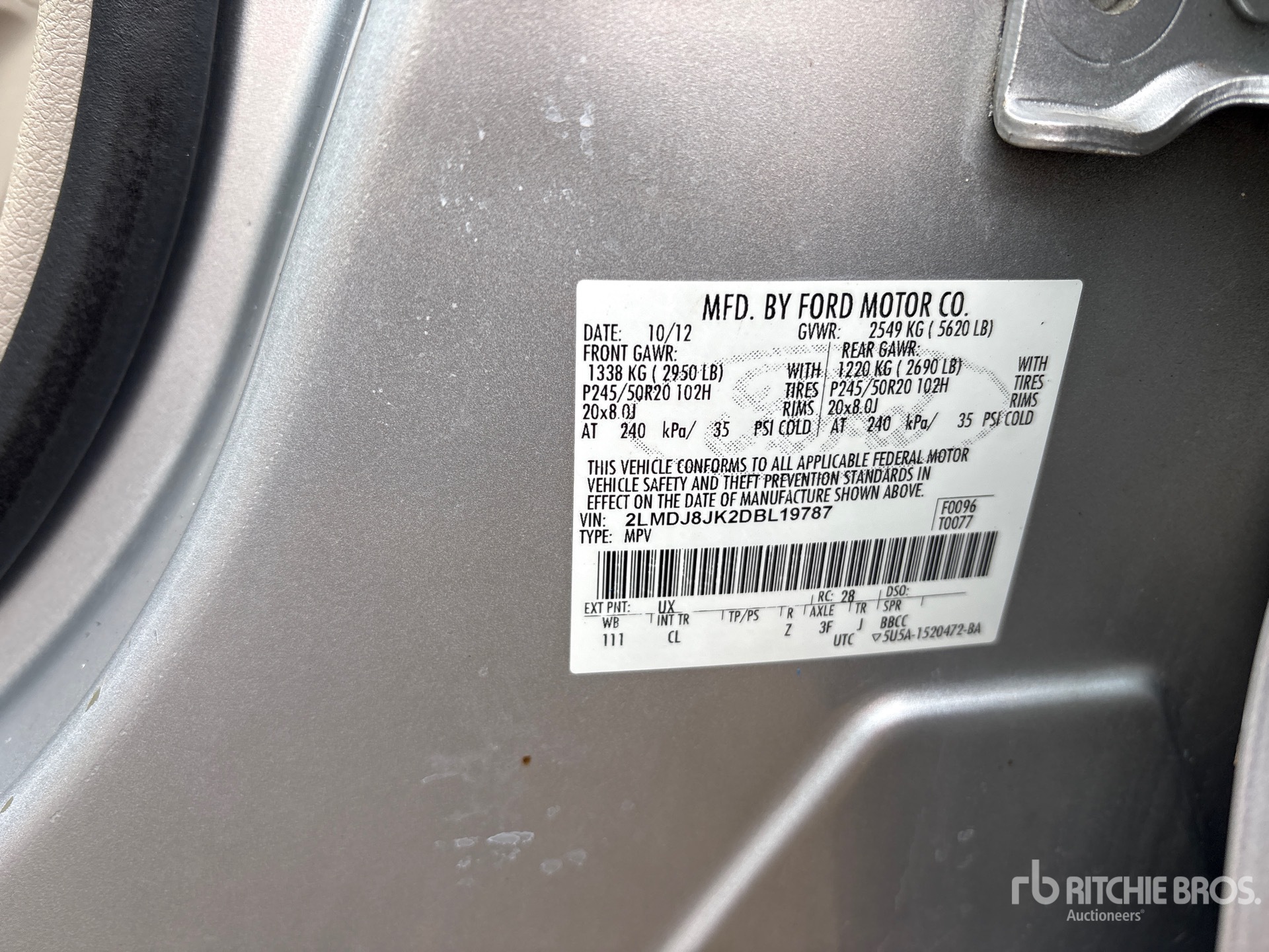 2013 Lincoln MKX