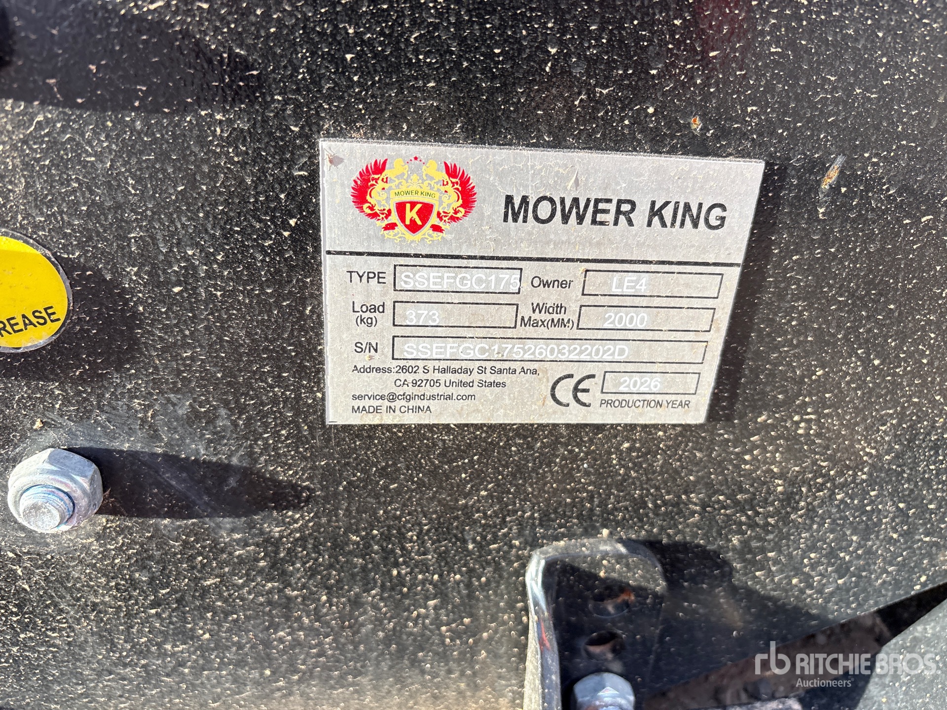 2026 Mower King SSEFGC175