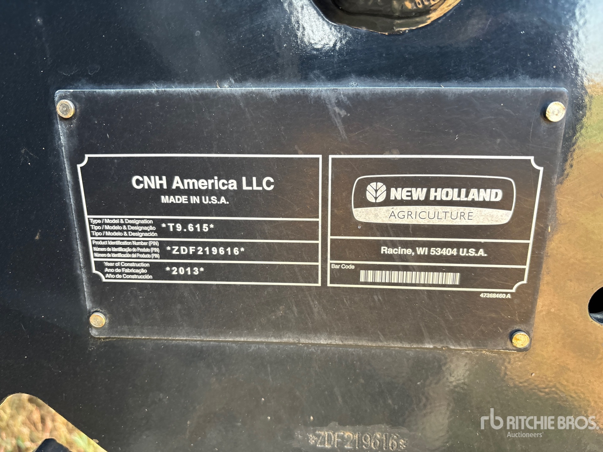 2013 New Holland T9.615