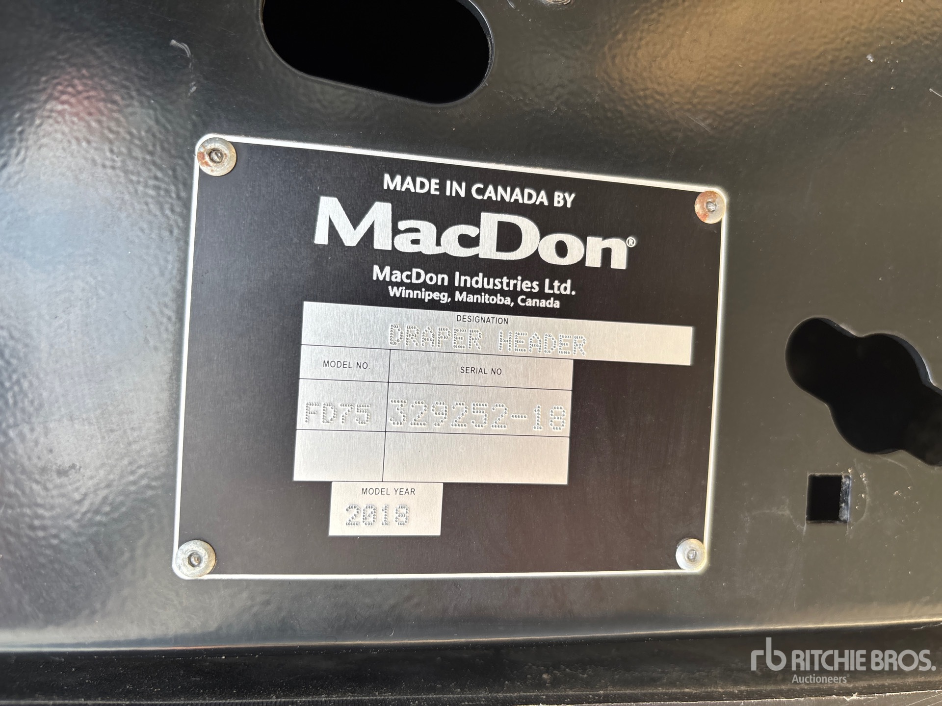2018 Macdon FD75-D