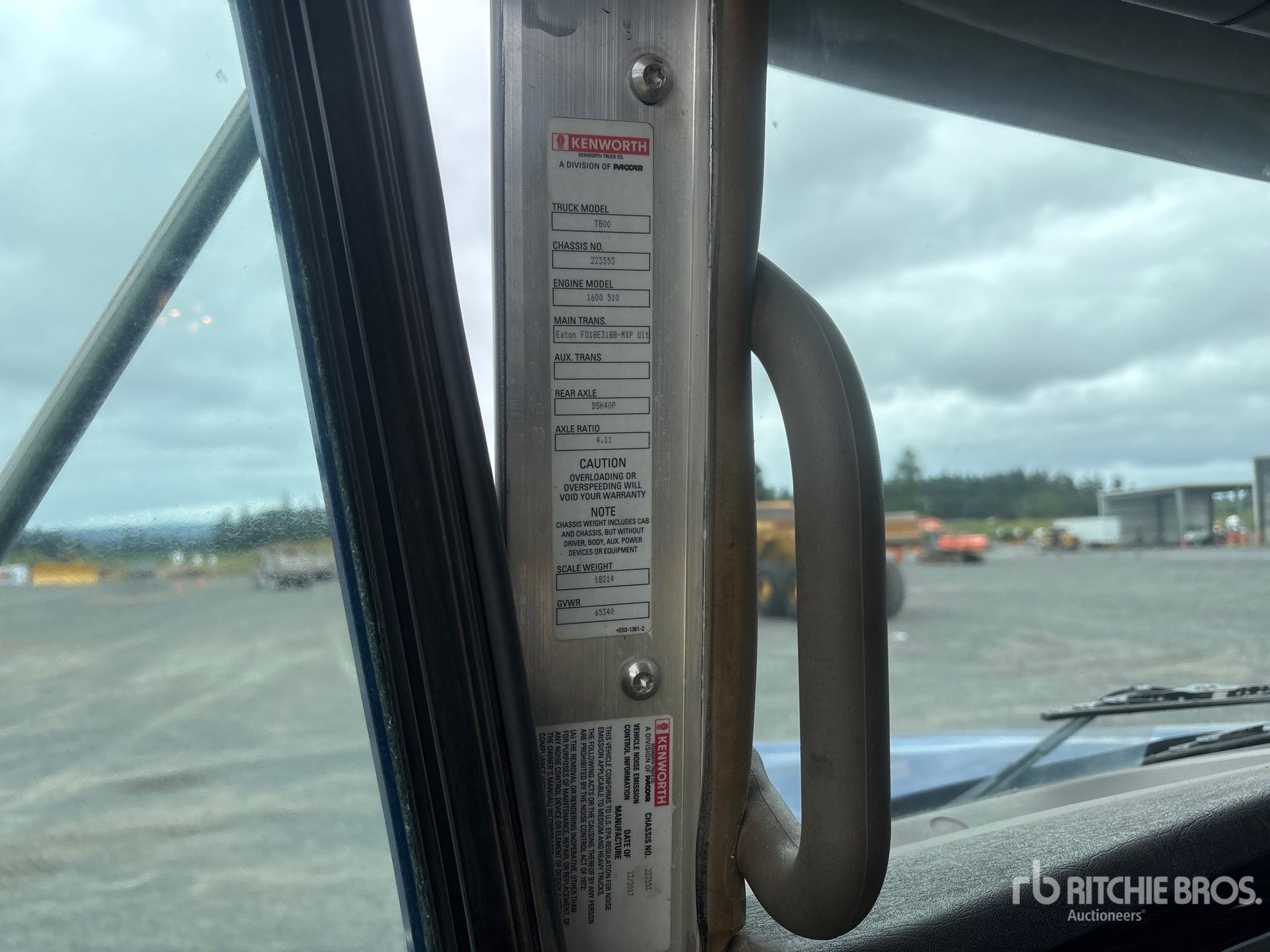 2018 Kenworth T800
