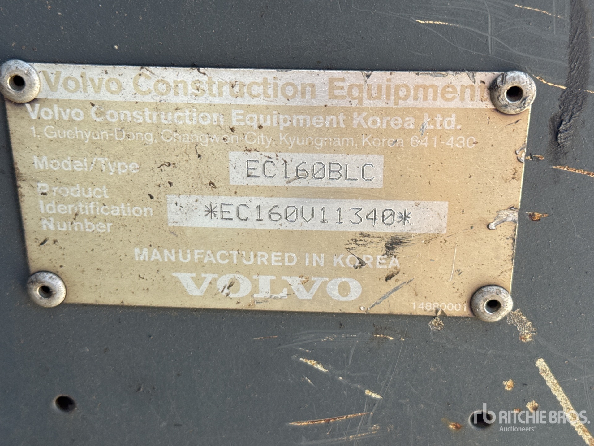 2006 Volvo EC160B LC