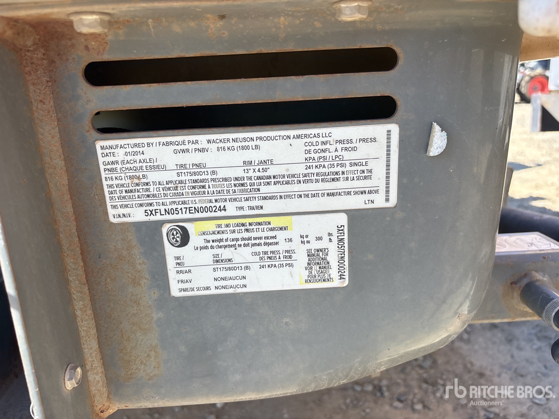 2014 Wacker Neuson LTN6L