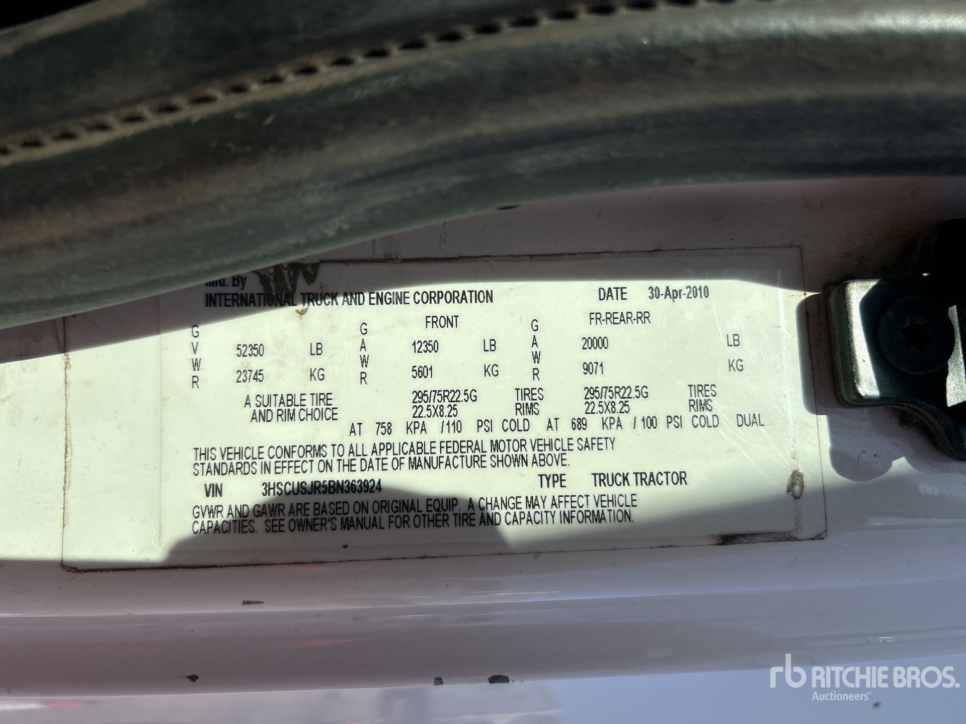 2011 International PROSTAR PREMIUM
