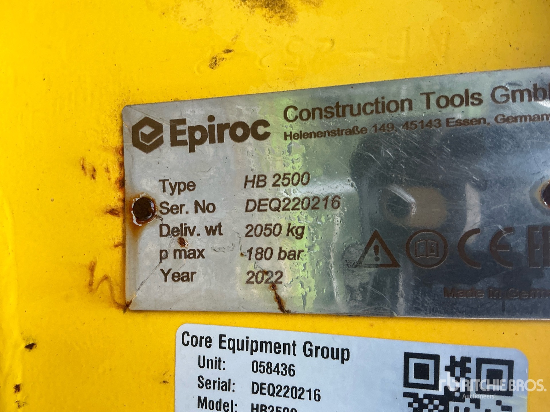 2022 Epiroc HB2500