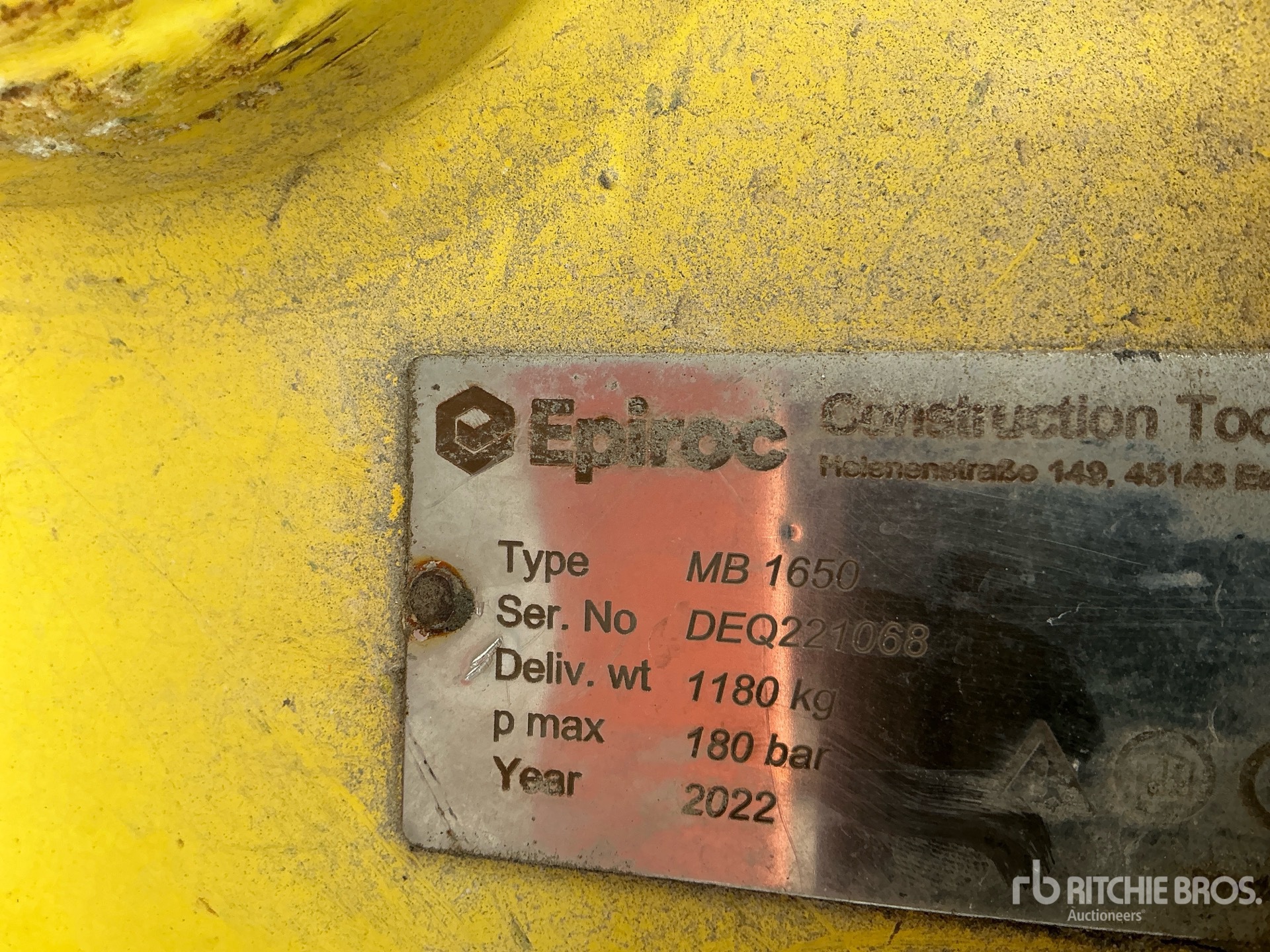 2022 Epiroc MB 1650