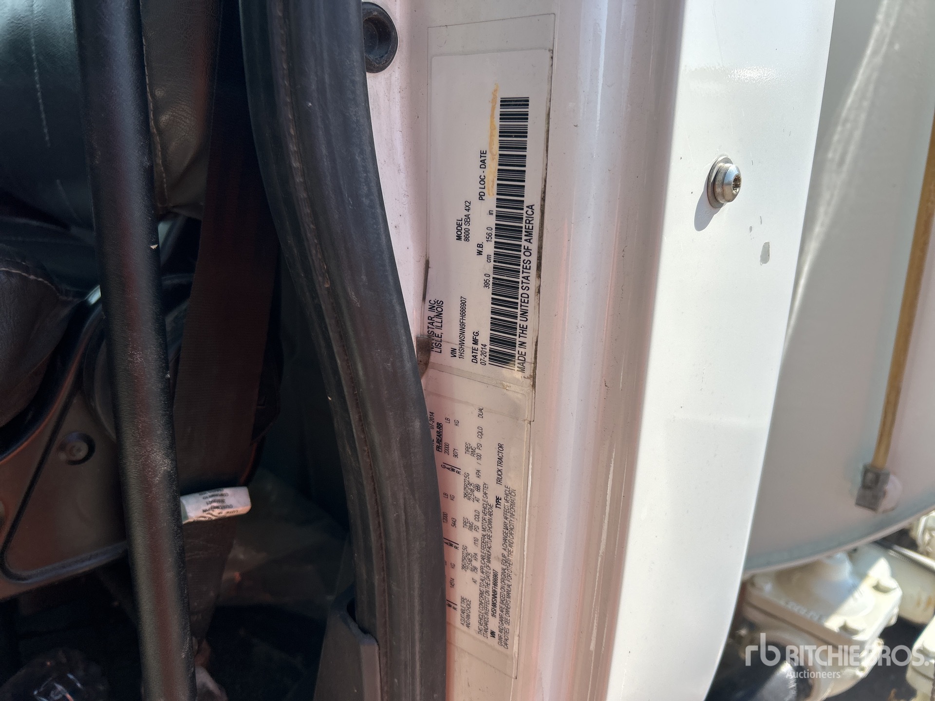2015 International TRANSTAR 8600