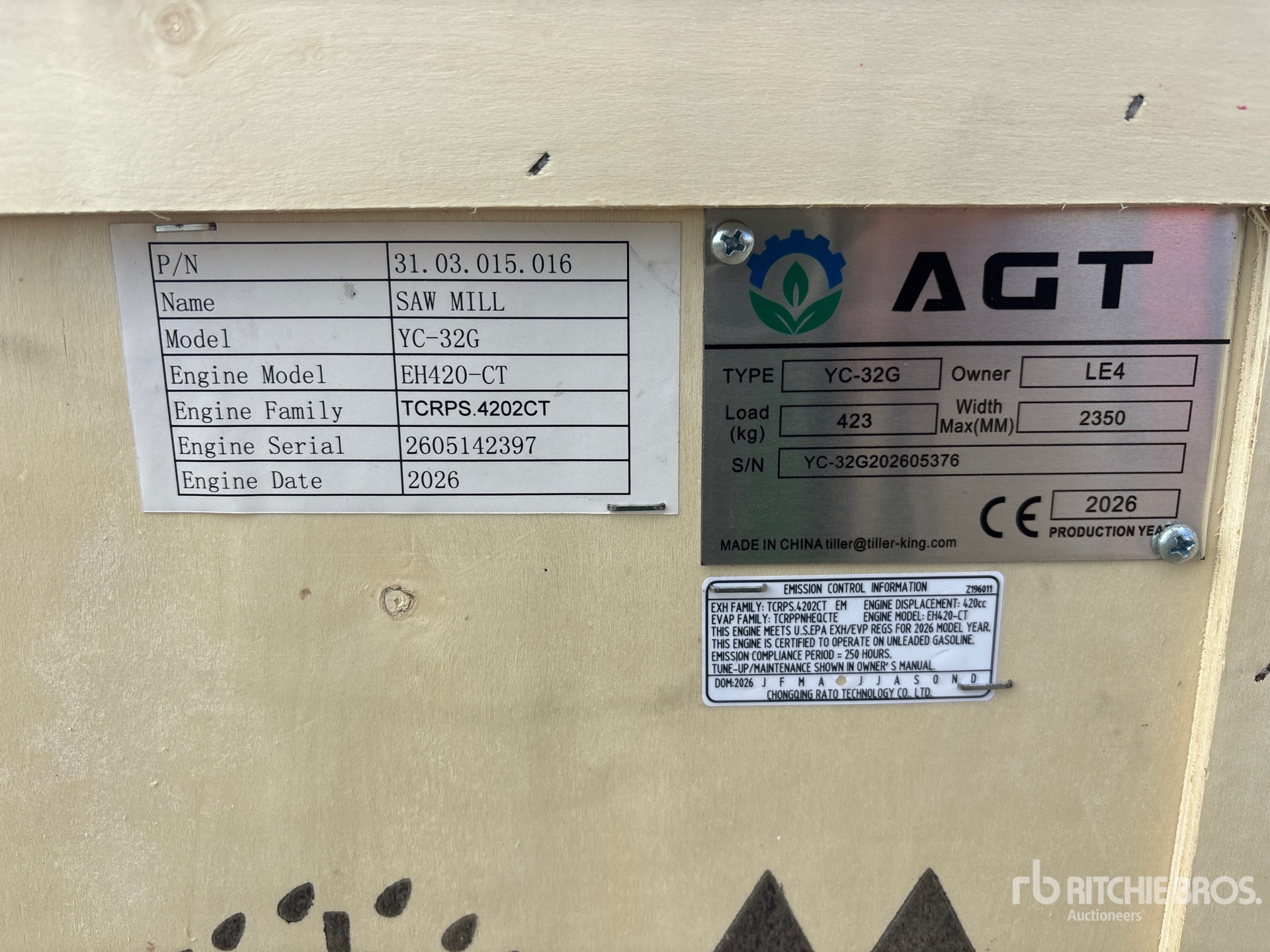 2026 AGT YC32-G