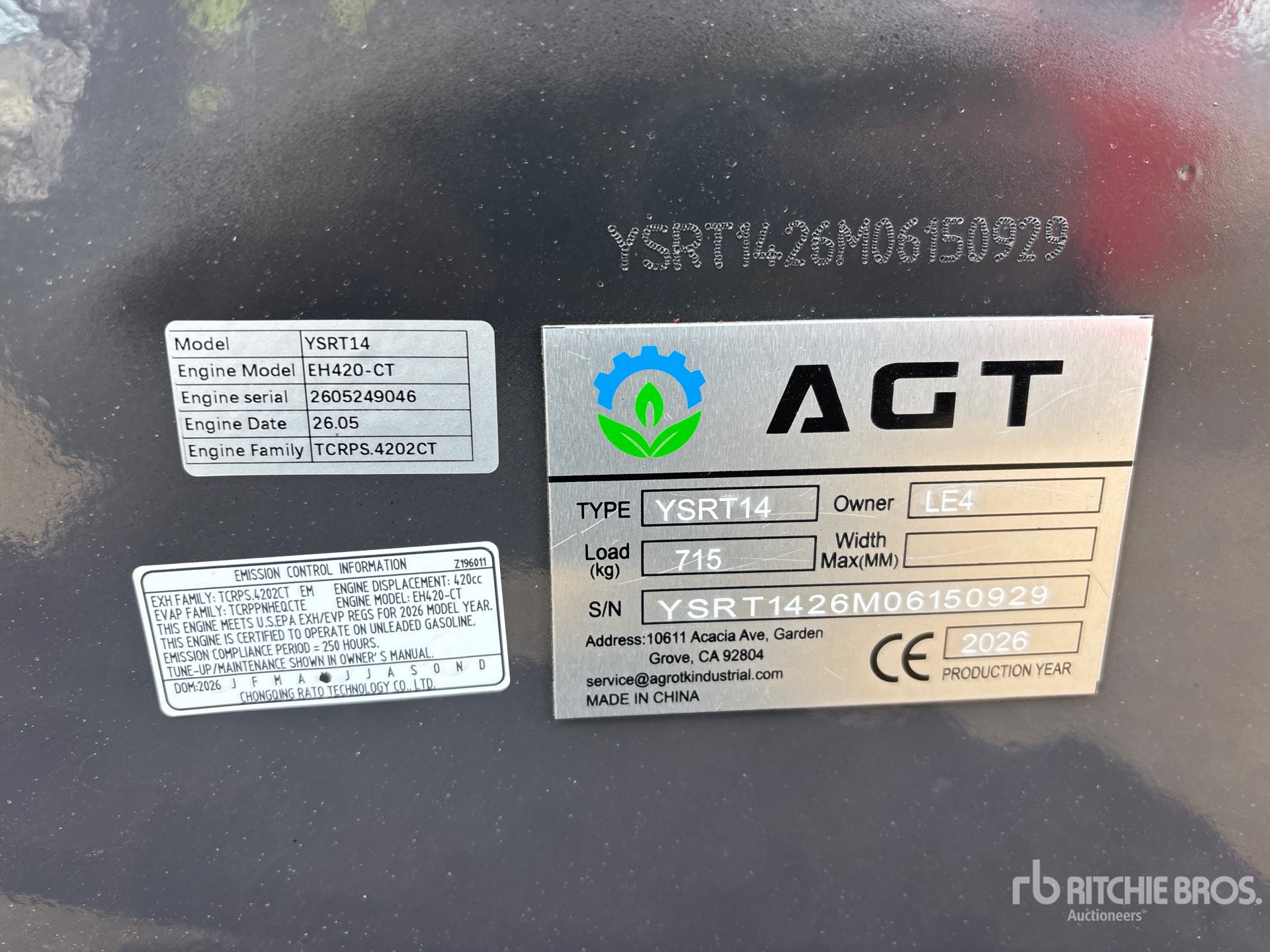 2026 AGT YSRT14