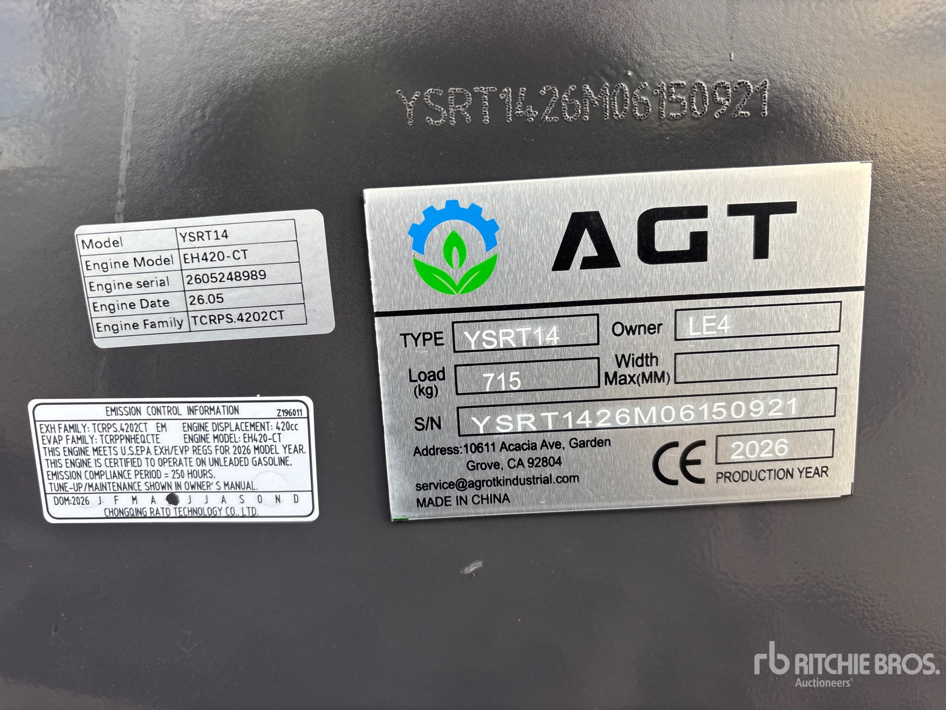 2026 AGT YSRT14