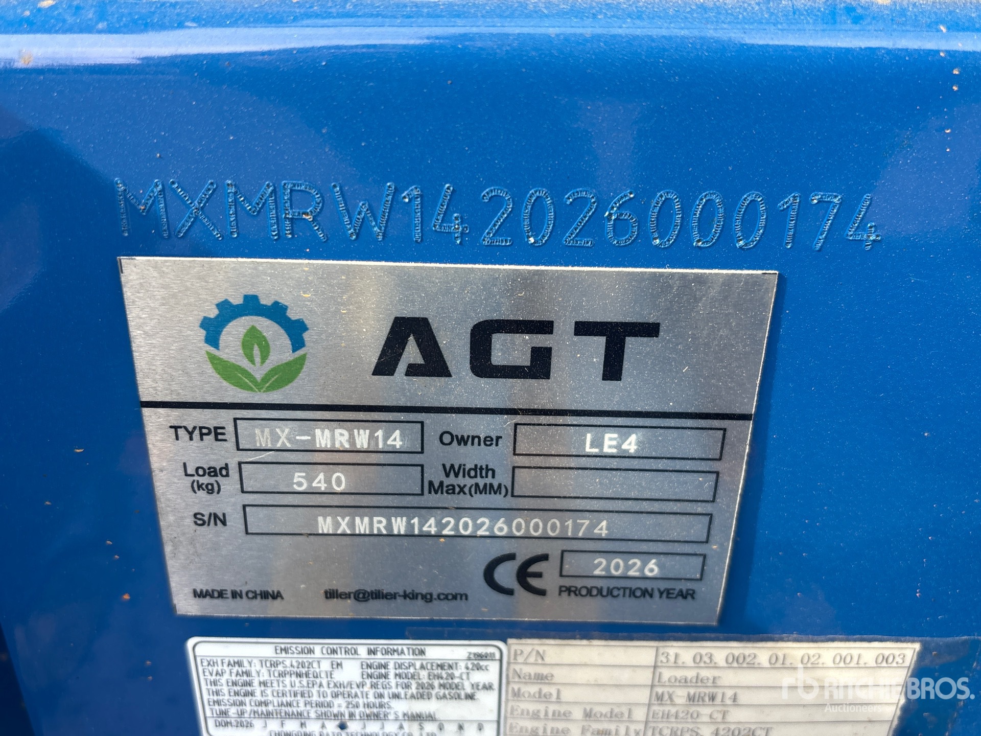 2026 AGT MX-MRW14