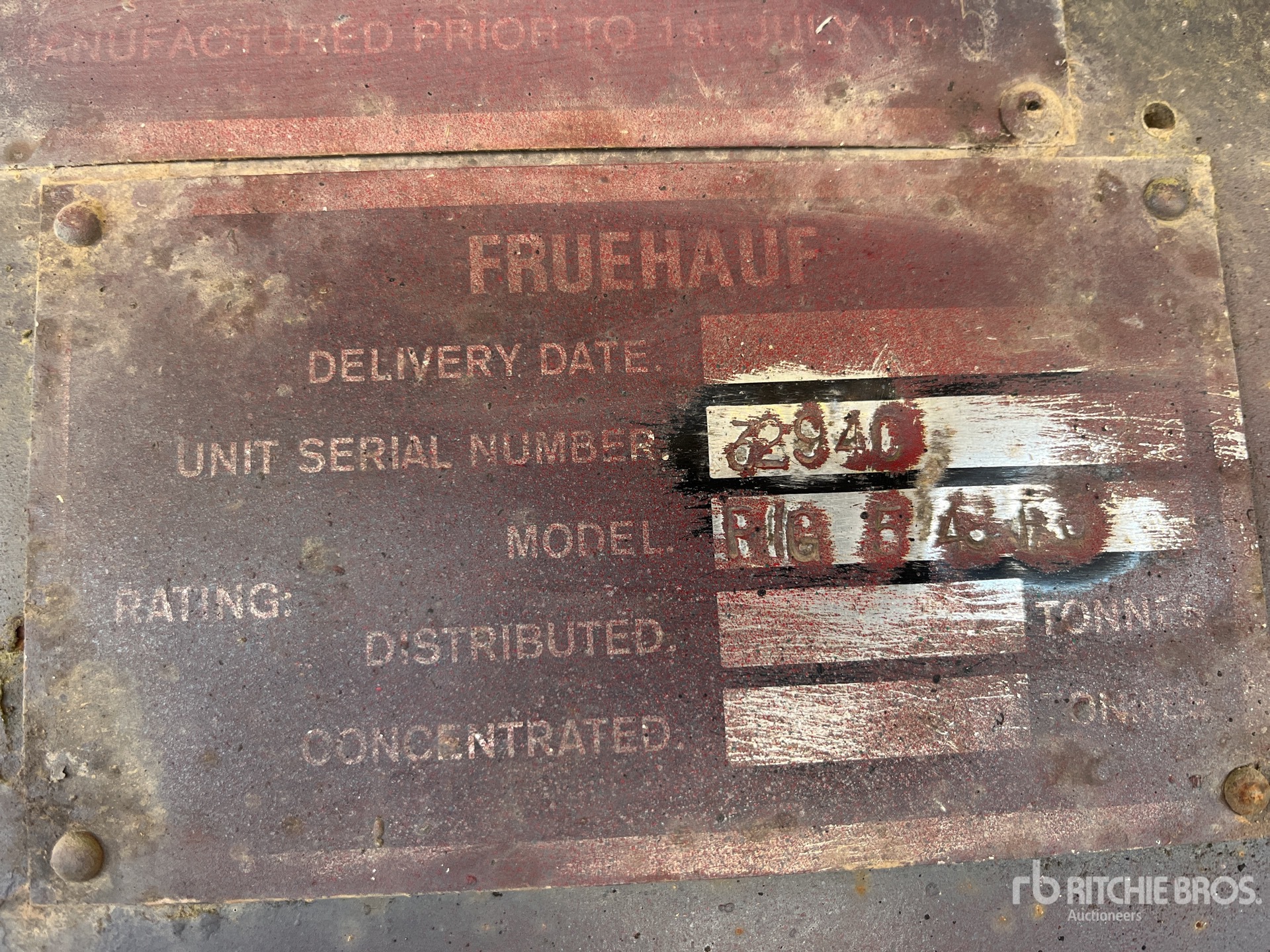 1985 Fruehauf Tri/A Pig