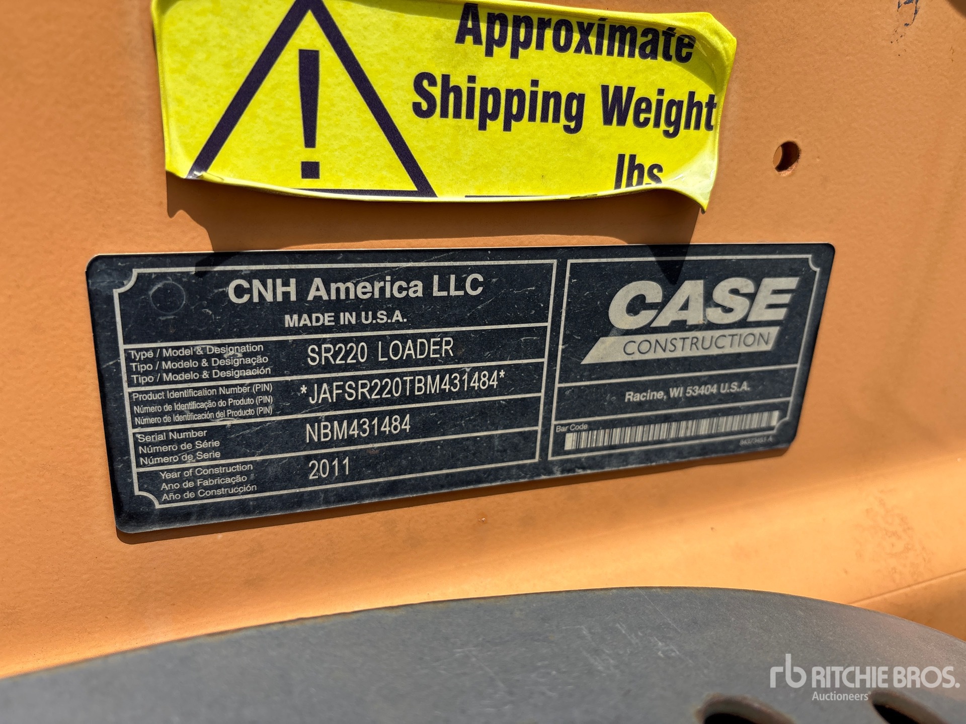 2011 Case SR220 SKID STEE