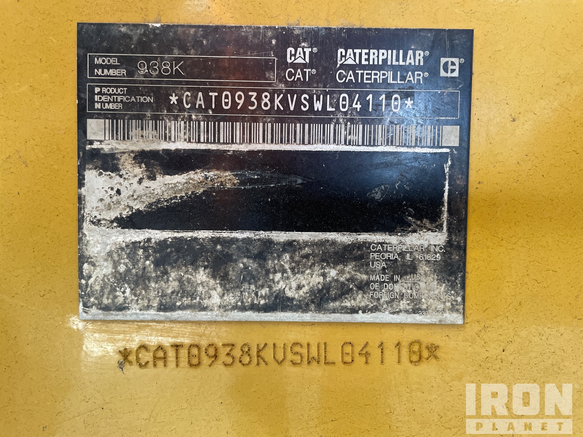 2015 Caterpillar 938K