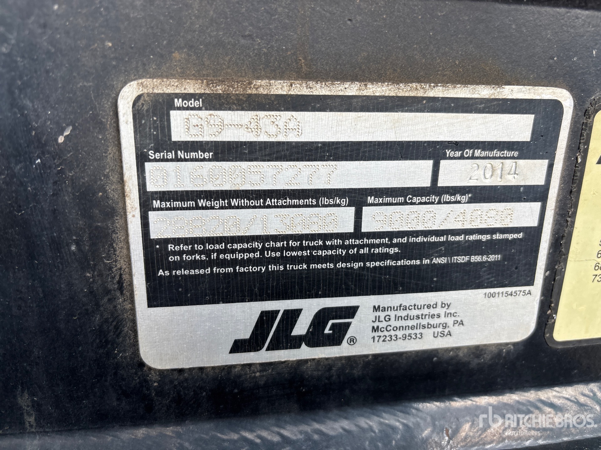 2014 JLG G9-43A