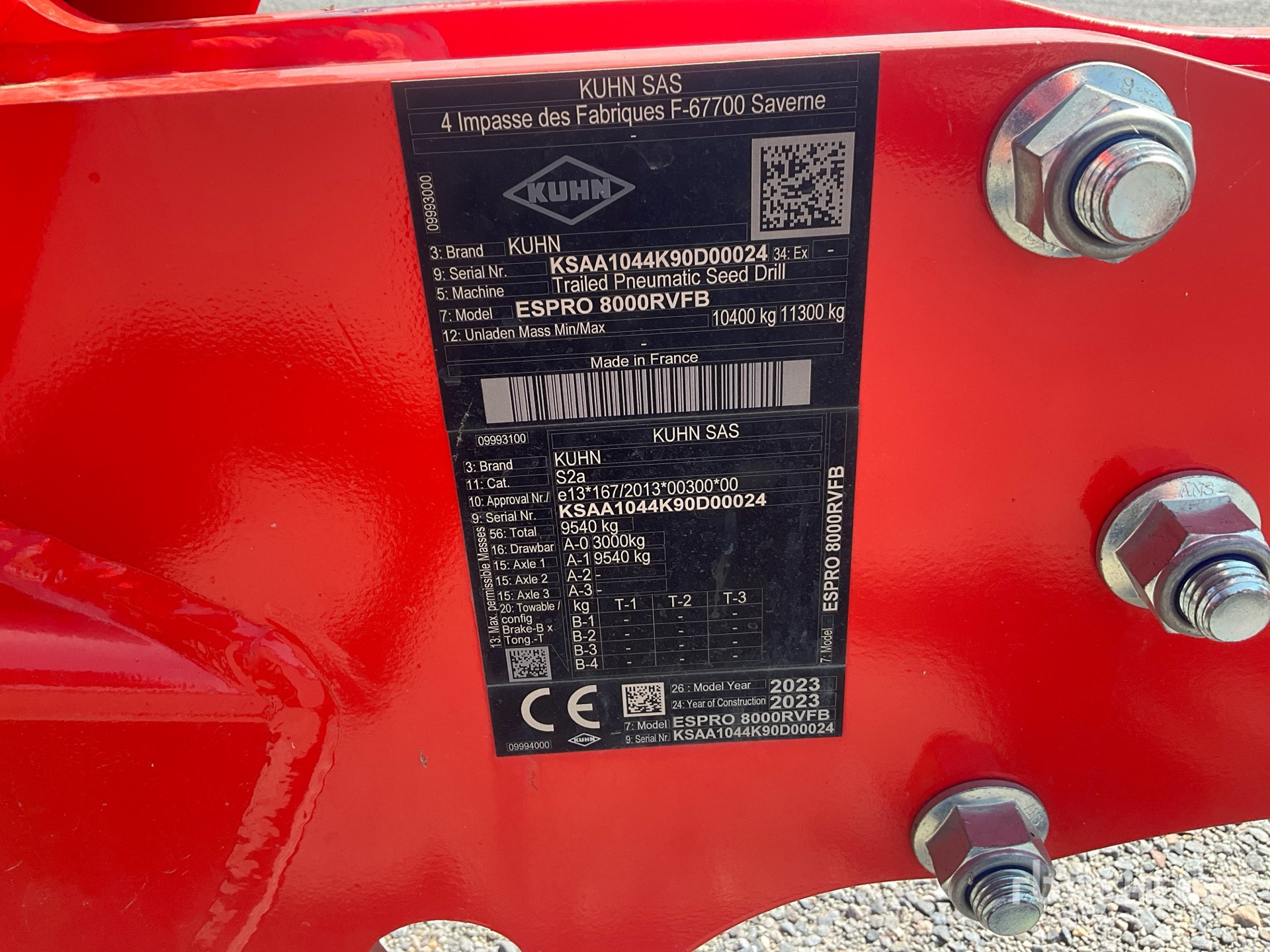 2023 Kuhn ESPRO R8000
