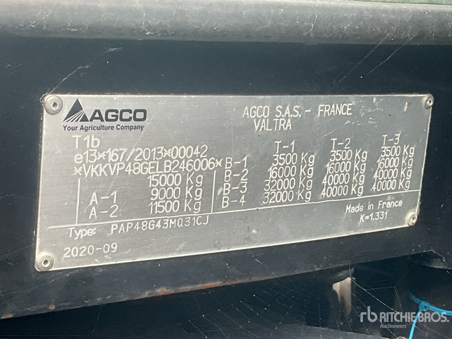 2020 Valtra S374 SMART TOUC