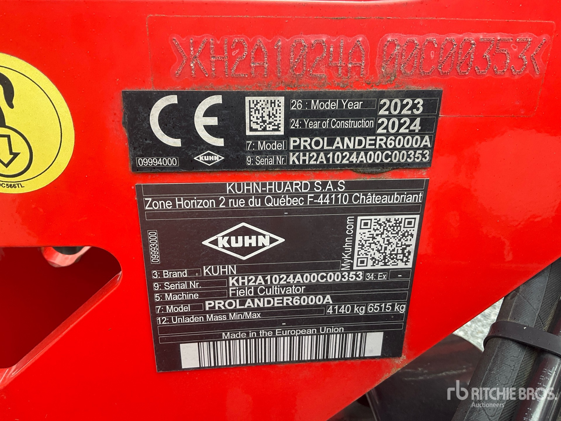 2024 Kuhn PROLANDER 6000