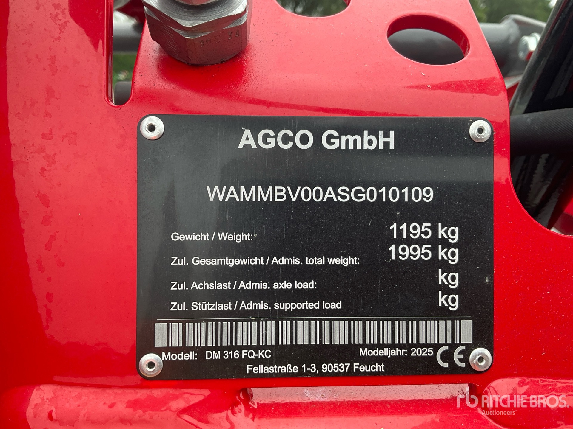 2025 Massey Ferguson DM 316 FQ-KC