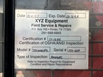 General Appearance with Safety Certification Label
