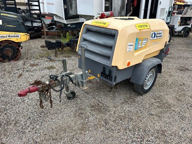 2018 Atlas Copco XAS110 110 cfm Mobile Air Compressor 2018 Atlas Copco XAS110 110 cfm Mobile Air Compressor