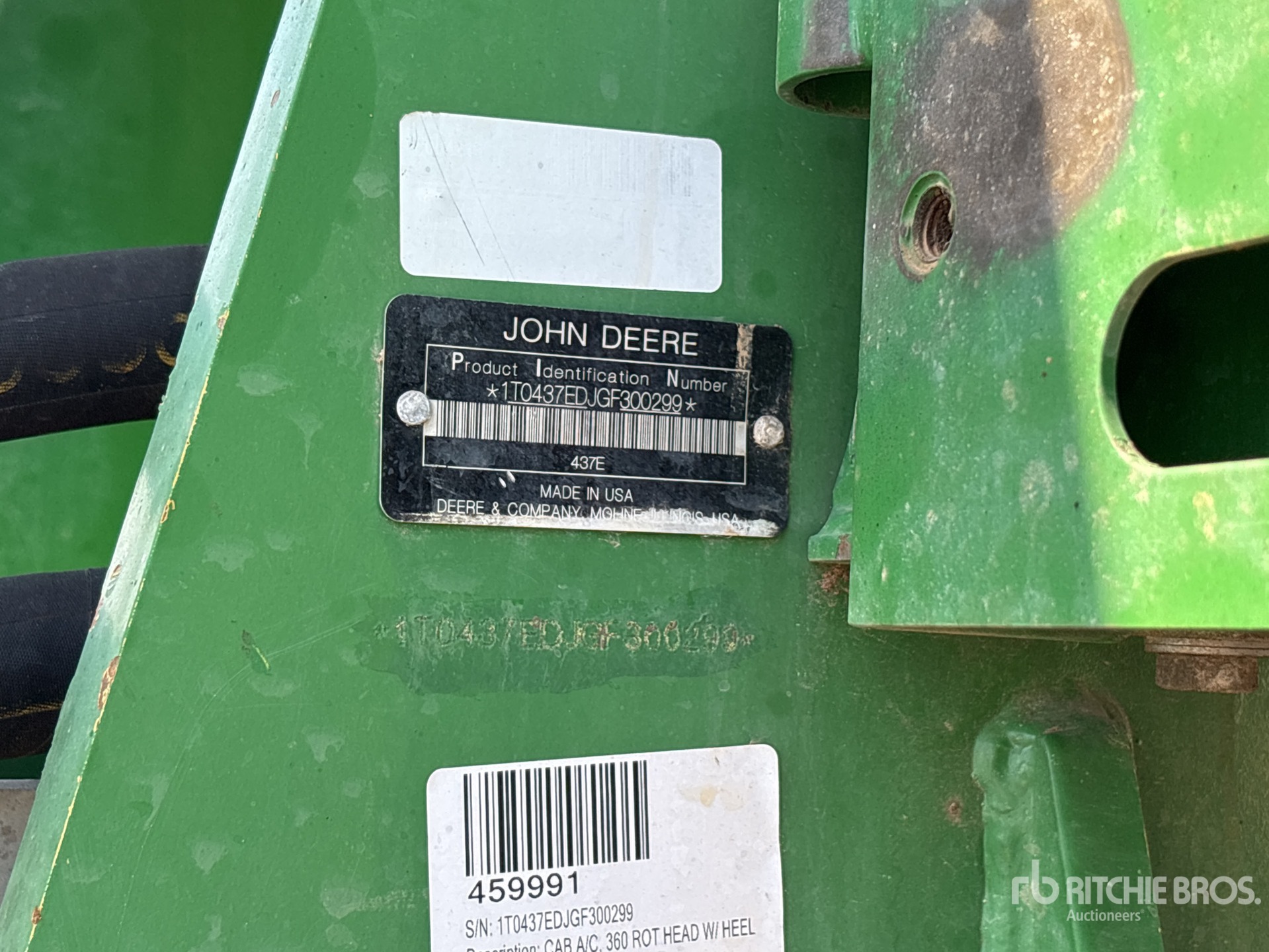 2016 John Deere 437