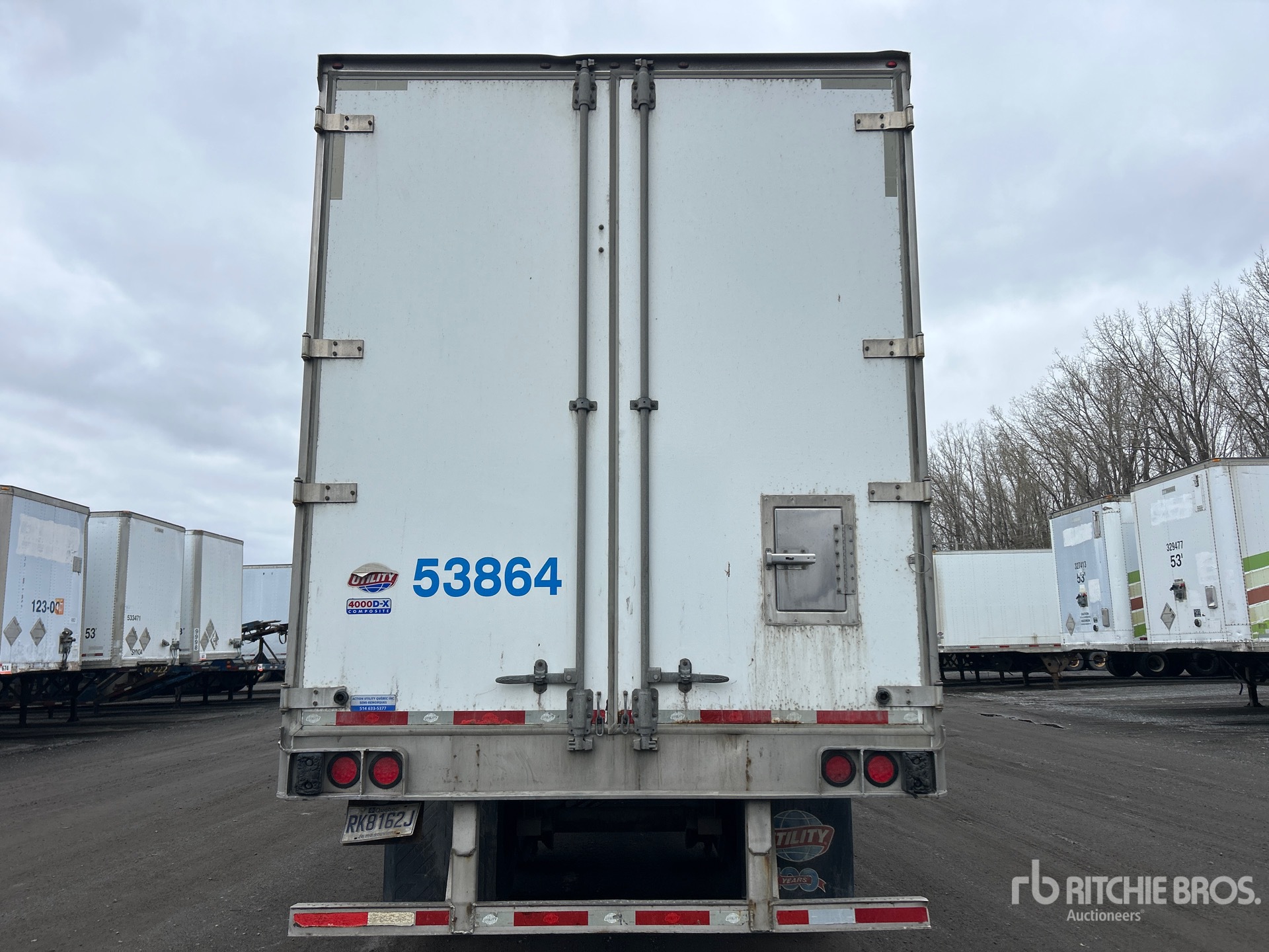 2019 Utility 53 ft x 102 in T/A