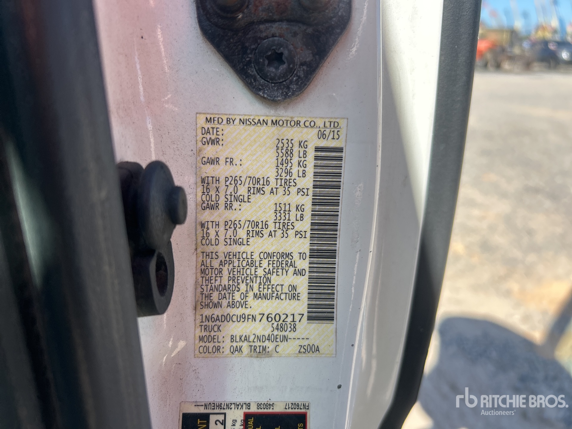 2015 Nissan FRONTIER