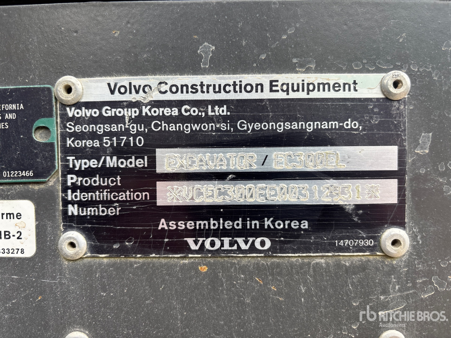 2019 Volvo EC300EL