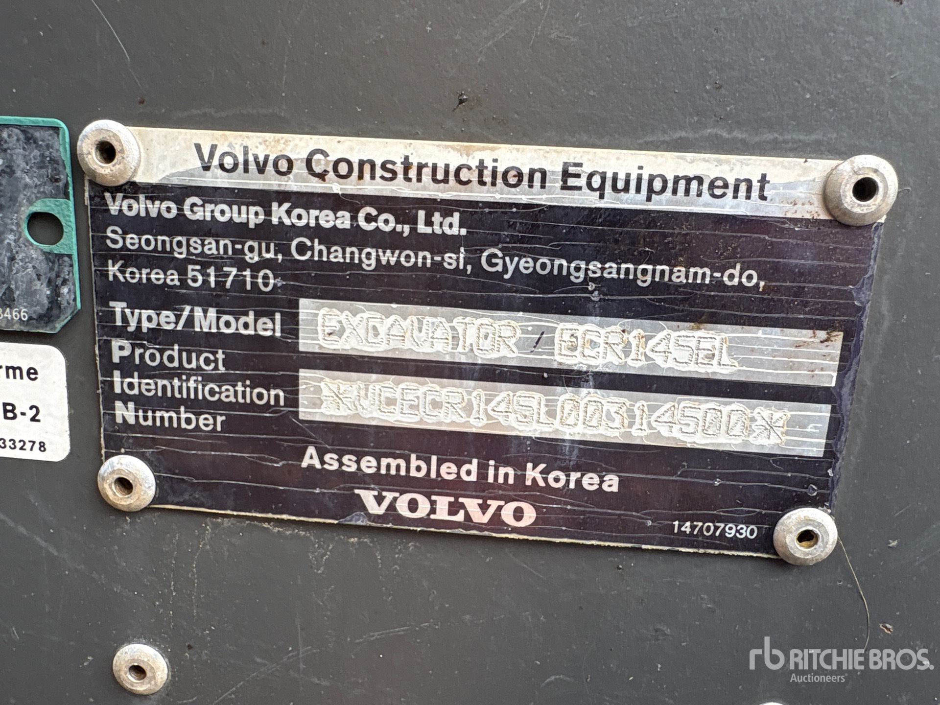 2020 Volvo ECR145EL