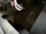 Engine with A/C Compressor
