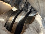 Undercarriage with Rear idler wear