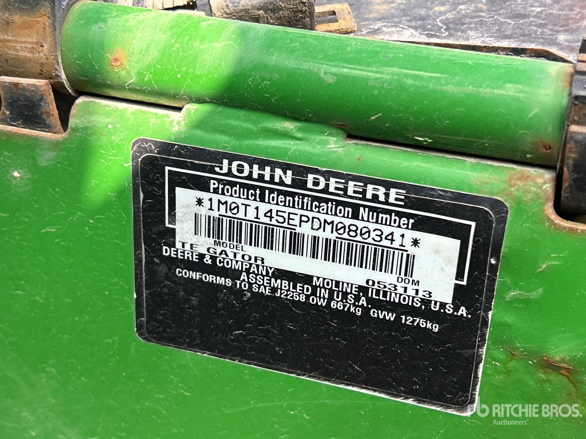 2013 John Deere 4X2 TE GATOR
